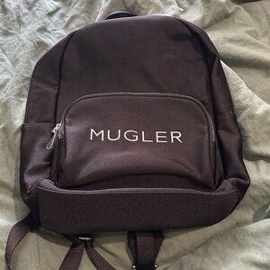 Mugler Black Backpack